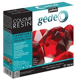 Gedeo Colour Resin Ruby/rød (150 ml)