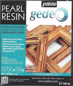 Gedeo Pearl Resin, Antique Gold/varm guldfarvet (150 ml)