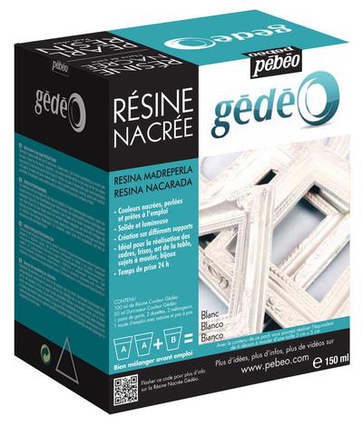 Gedeo Pearl Resin White/perlemor (150 ml)