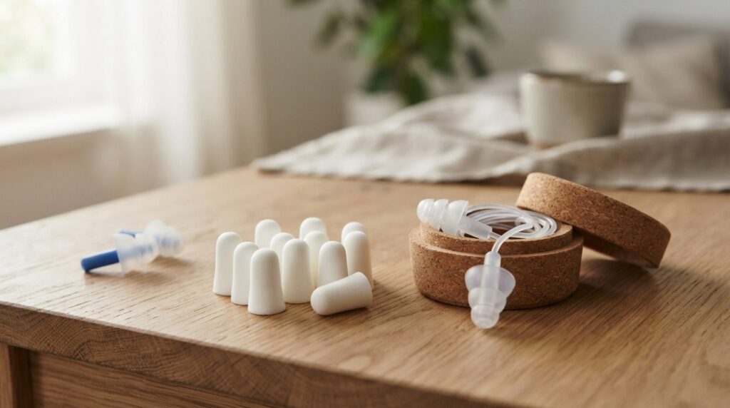 Realistic stock photo, 16:9 format, close-up of white foam e
